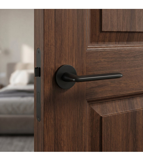 Black AVA door handle - designer handle