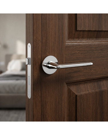 AVA polished chrome door handles