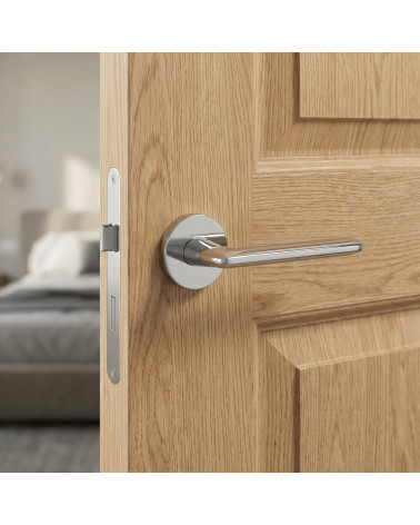 AVA polished chrome door handles
