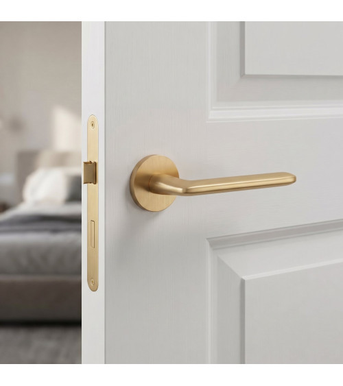Matt gold door handle AVA design handle