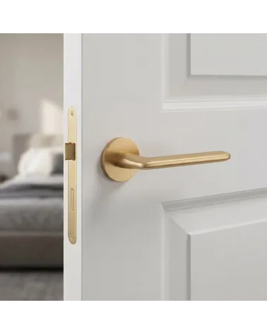 Matt gold door handle AVA