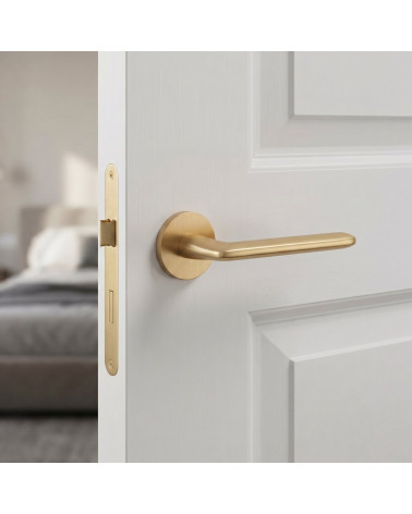 Matt gold door handle AVA