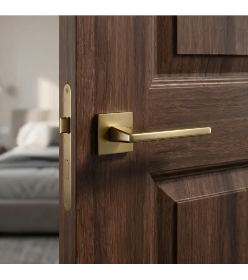 Matt gold ARTA door handle designer handle