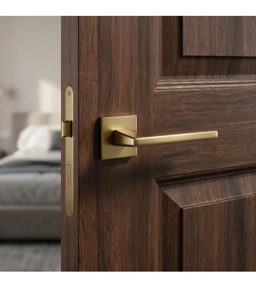 Matt gold ARTA door handle designer handle