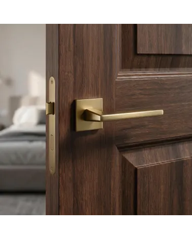 Matt gold door handle ARTA