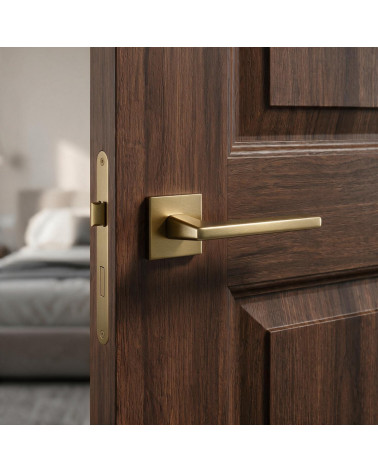 Matt gold door handle ARTA