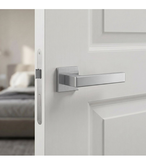 SULLA design door handle satin chrome