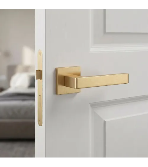 Matt gold door handle SULLA design handle
