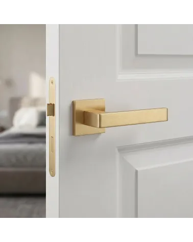 Matt gold door handles SULLA