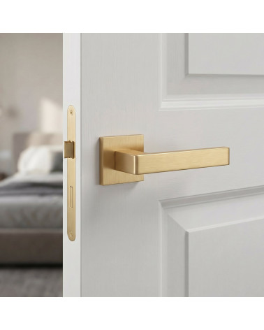 Matt gold door handles SULLA