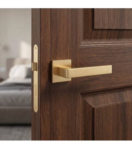 Matt gold door handle SULLA design handle