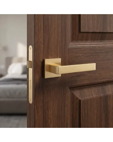 Matt gold door handles SULLA
