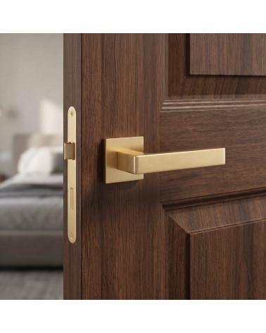 Matt gold door handles SULLA