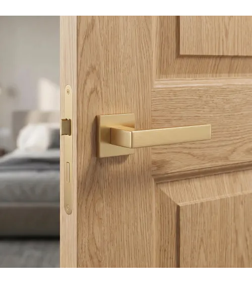 Matt gold door handle SULLA design handle