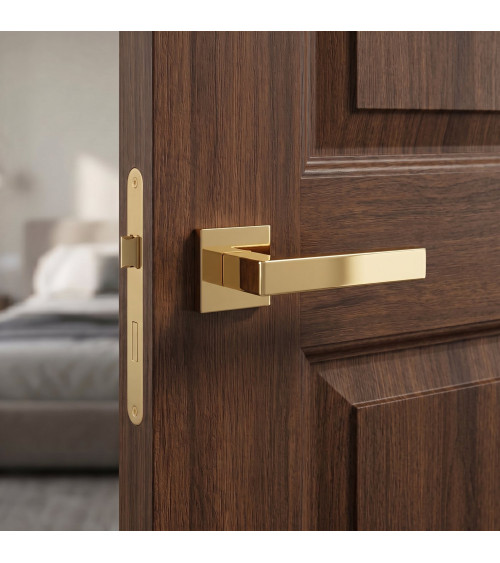 SULLA design door handle polished gold