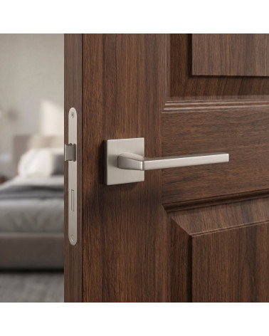 PYROLA satin nickel door handles