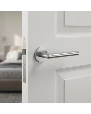 Satin chrome door handle KALMIA