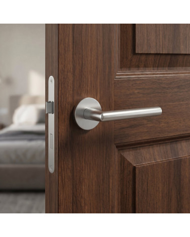 Satin chrome door handle KALMIA