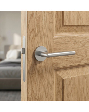 Satin chrome door handle KALMIA