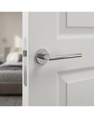 Polished chrome door handle KALMIA
