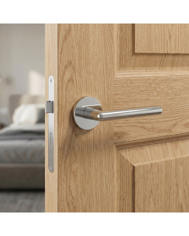 Polished chrome door handle KALMIA