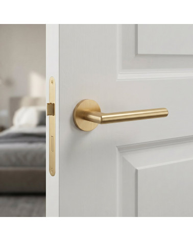 Matt gold door handle KALMIA
