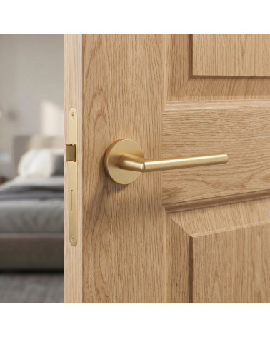 Matt gold door handle KALMIA