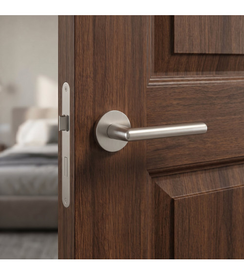 KALMIA satin nickel door handle design handle