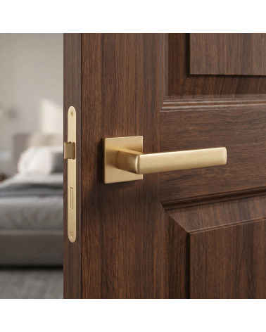 Matt gold door handles HOSTA