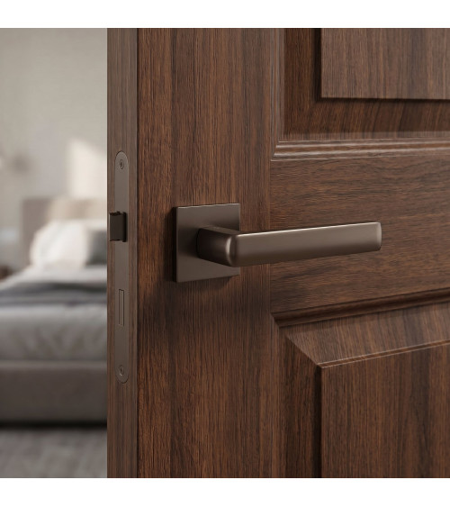 Brown HOSTA door handle design handle