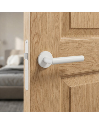 Solid and robust zamak ARABIS round door handle