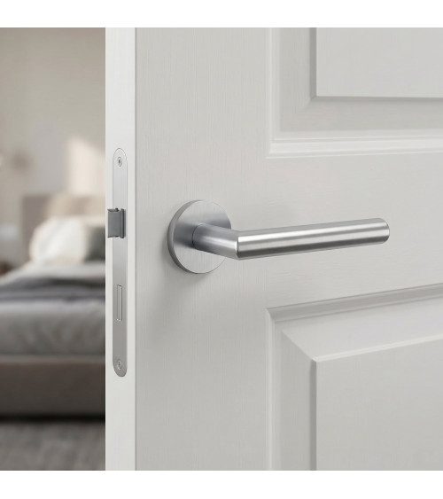 Satin chrome door handle ARABIS design handle