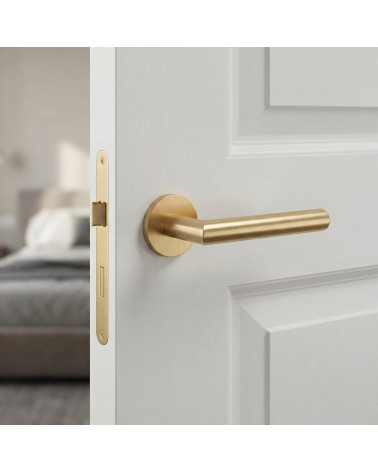 ARABIS round matt gold door handle