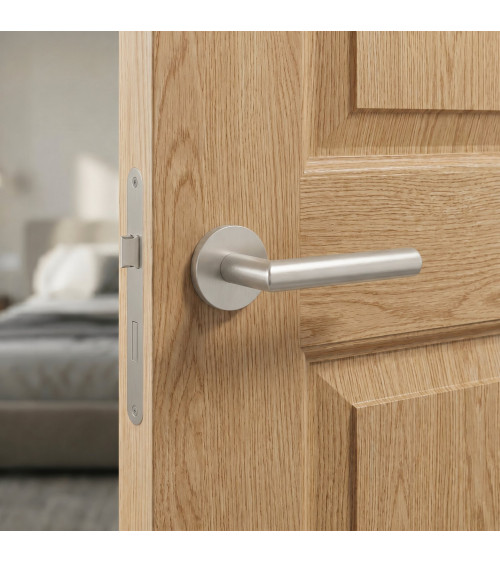ARABIS satin nickel door handle design handle