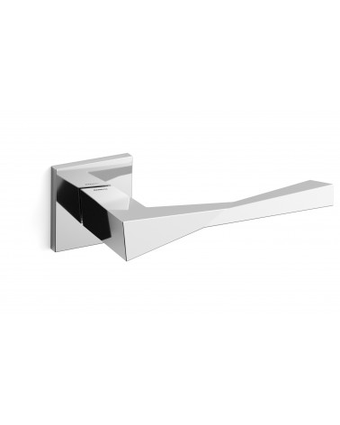 Mandelli Twee design handle polished chrome door handle