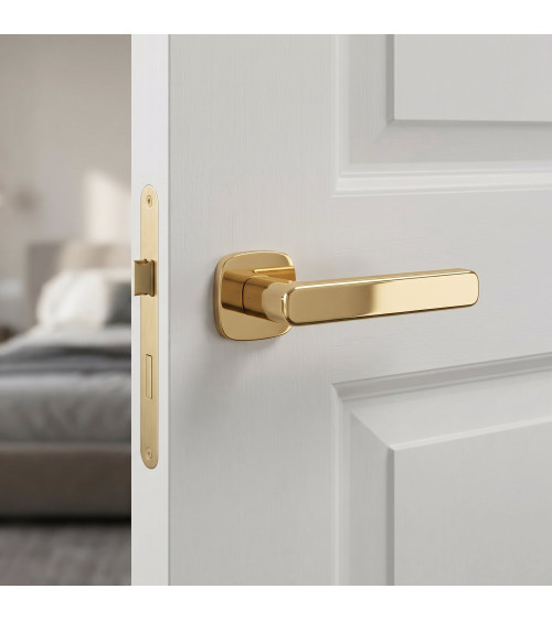 IXIA polished gold door handle designer handle