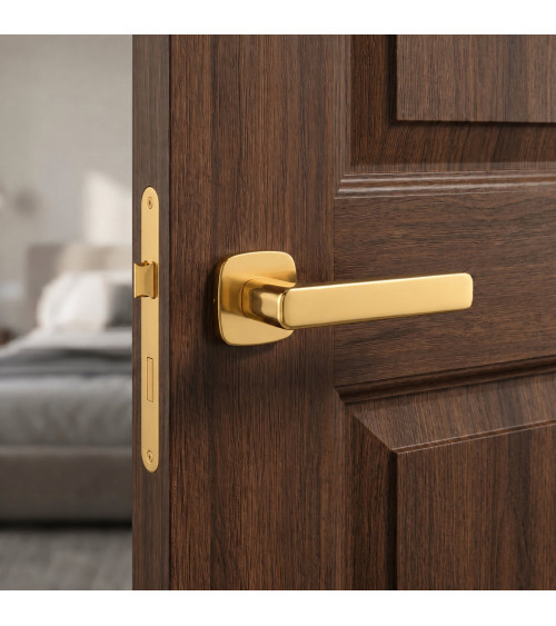 IXIA polished gold door handle designer handle