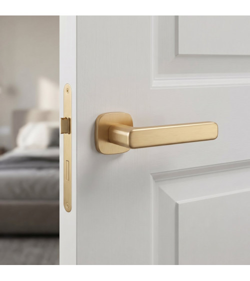 IXIA matt gold door handle design handle