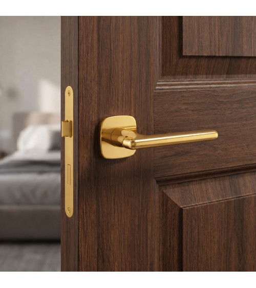 MARANTA polished brass door handle design handle