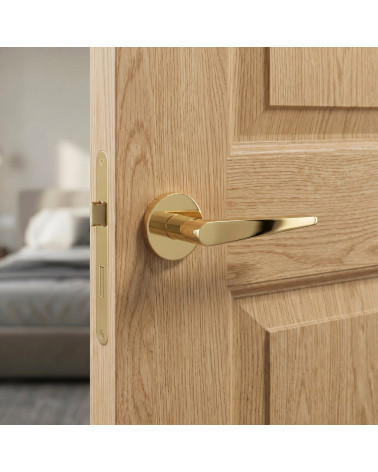 ARNICA Polished Gold Door Handles