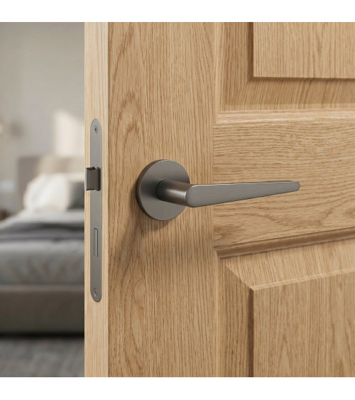 Titanium ARNICA design door handle