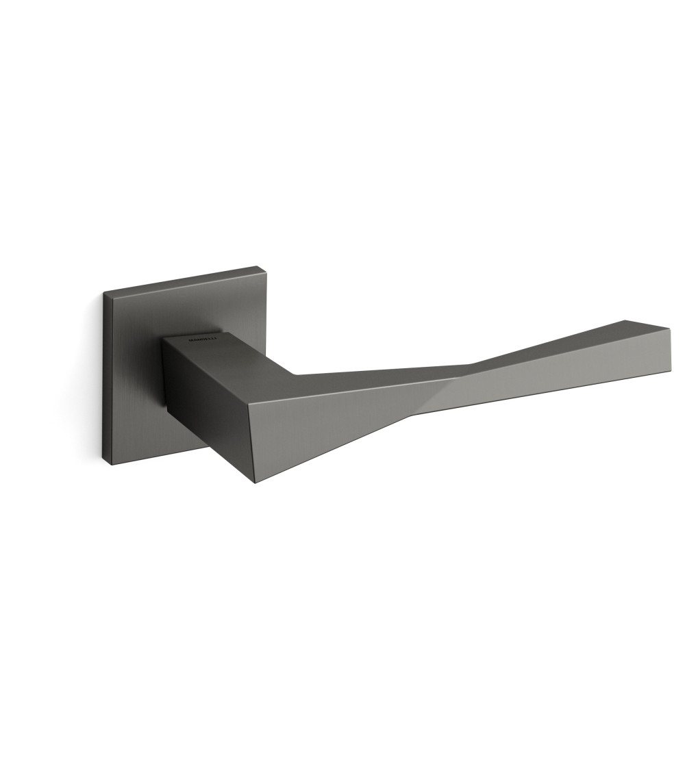 Graphite door handle Mandelli Twee designer handle