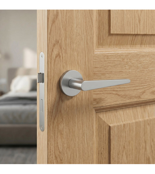ARNICA round plate door handle design handle colour 2