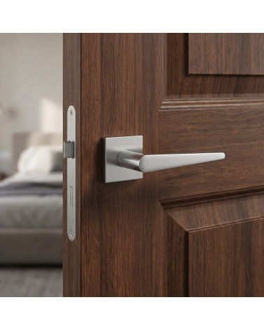 Satin Chrome Door Handle for a unique character - ARNICA