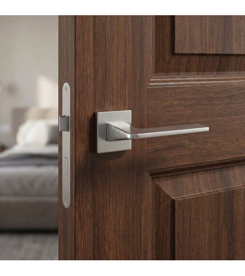 Brushed chrome Vava door handle design hardware