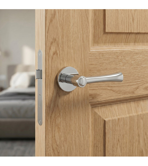 Chrome Madlen door handle designer handle