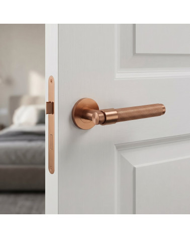Copper door handles OVAL 1743