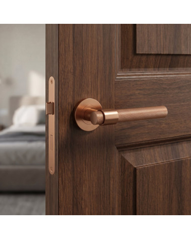 Copper door handles OVAL 1743
