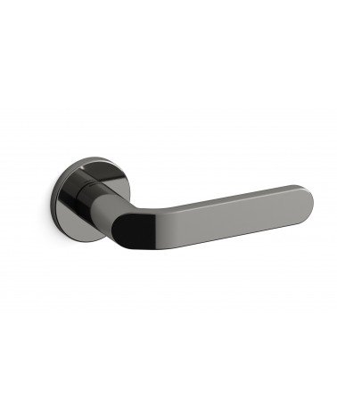Black nickel door handle Mandelli Callas designer handle