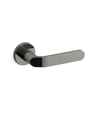 Black nickel door handle Mandelli Callas designer handle